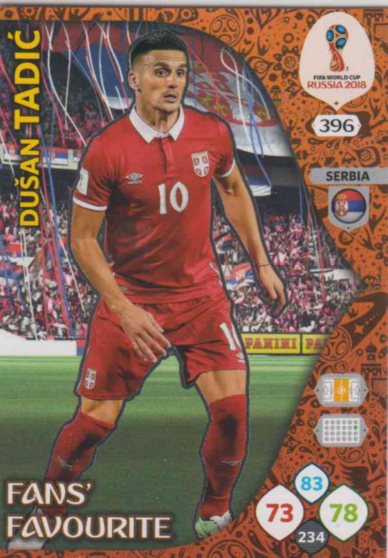 WC18 - 396  Dusan Tadic (Serbia) - Fans' Favourite