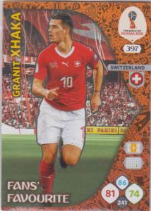 WC18 - 397  Granit Xhaka (Switzerland) - Fans' Favourite