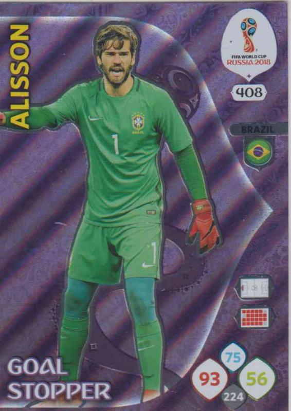 WC18 - 408  Alisson (Brazil) - Goal Stoppers