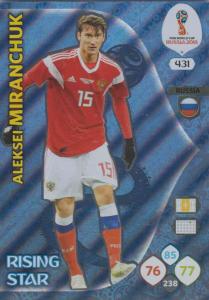 WC18 - 431  Aleksei Miranchuk (Russia) - Rising Stars