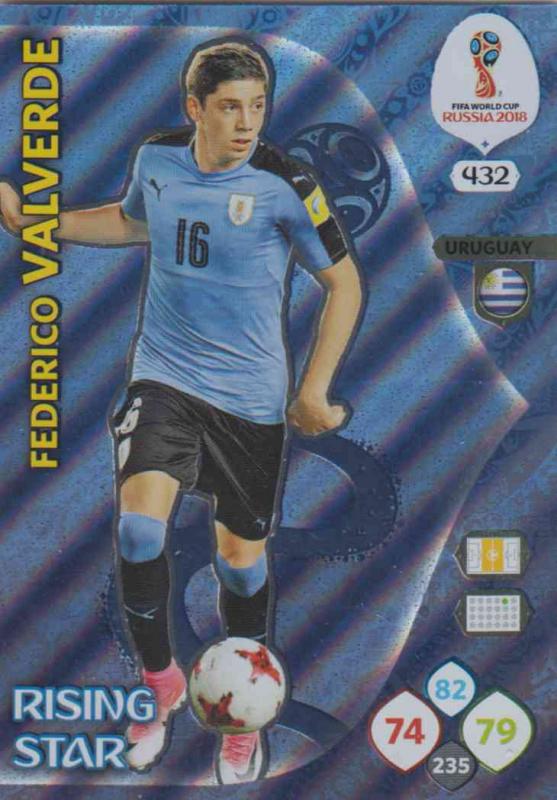 WC18 - 432  Federico Valverde (Uruguay) - Rising Stars