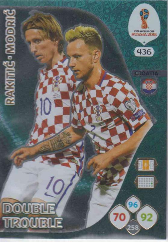 WC18 - 436  Ivan Rakitic, Luka Modric (Croatia) - Double Trouble