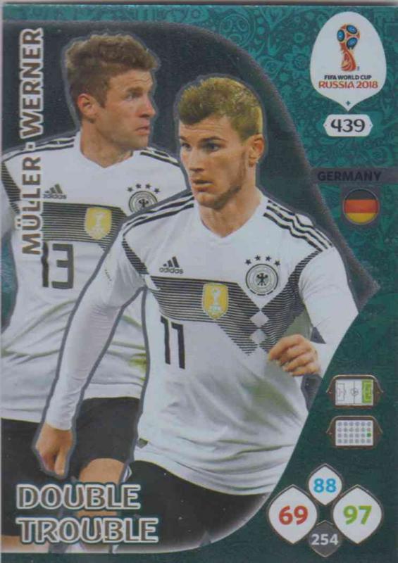 WC18 - 439  Thomas Muller, Timo Werner (Germany) - Double Trouble