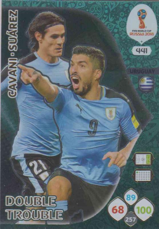 WC18 - 441  Edinson Cavani, Luis Suarez (Uruguay) - Double Trouble