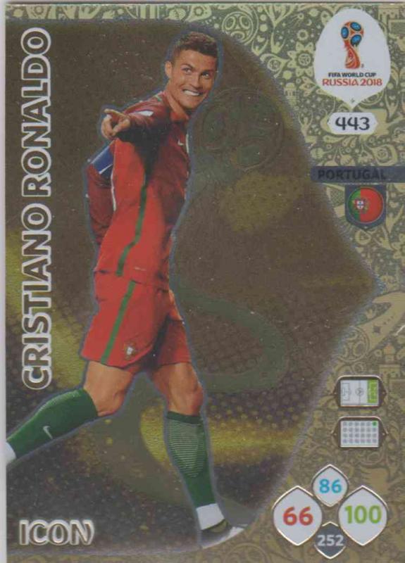 WC18 - 443  Cristiano Ronaldo (Portugal) - Icons