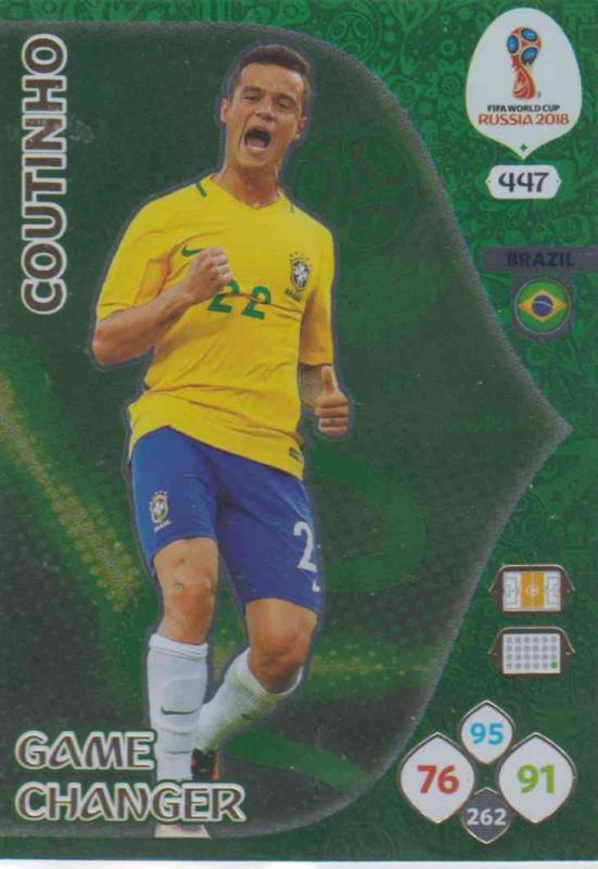 WC18 - 447  Philippe Coutinho (Brazil) - Game Changers