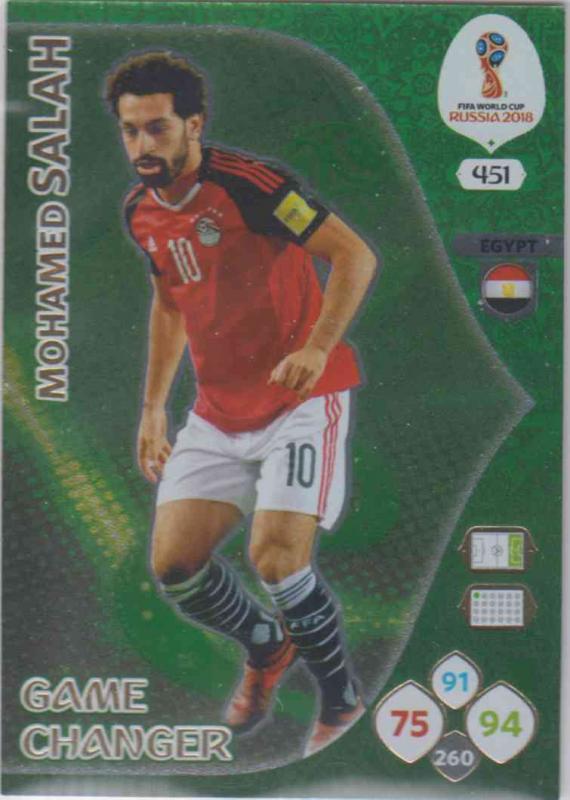 WC18 - 451  Mohamed Salah (Egypt) - Game Changers