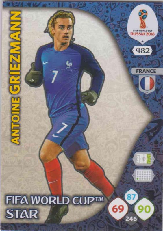 WC18 - 482  Antoine Griezmann (France) - FIFA World Cup Stars