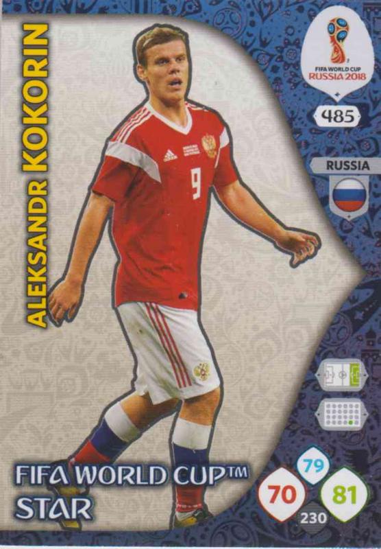 WC18 - 485  Aleksandr Kokorin (Russia) - FIFA World Cup Stars