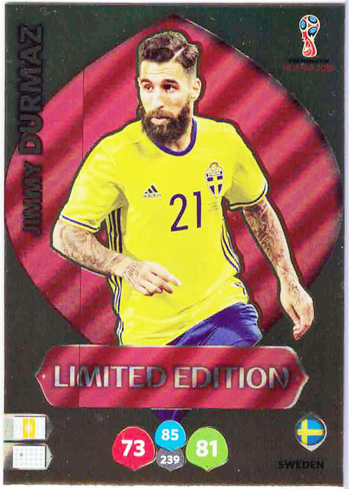 WC18 XXL Limited Edition Jimmy Durmaz - Limited Edition (stort kort / large card)