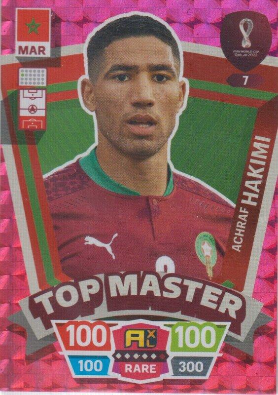 Adrenalyn World Cup 2022 - 007 - Achraf Hakimi (Morocco) - Top Master