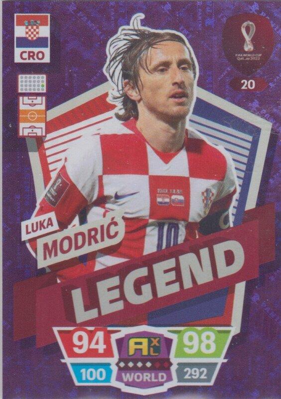 Adrenalyn World Cup 2022 - 020 - Luka Modrić (Croatia) - Legend