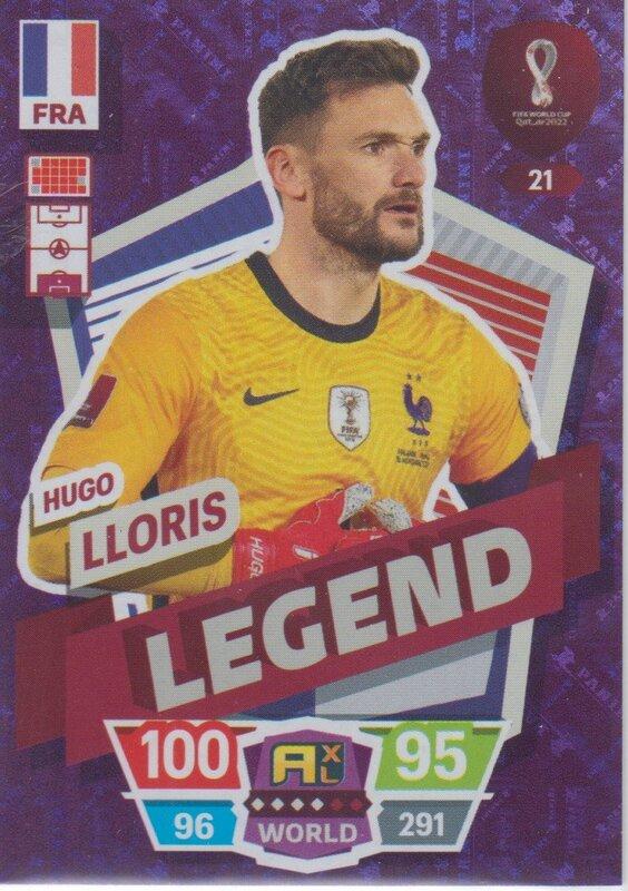 Adrenalyn World Cup 2022 - 021 - Hugo Lloris (France) - Legend