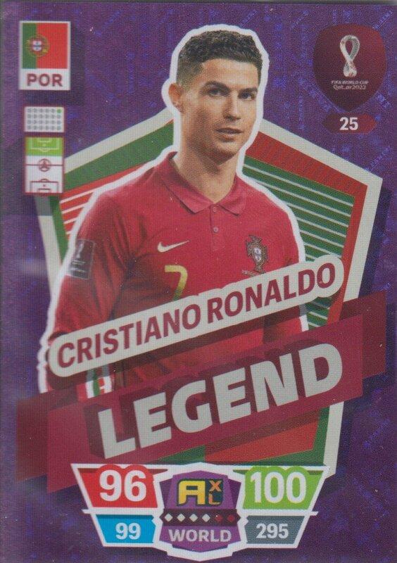 Adrenalyn World Cup 2022 - 025 - Cristiano Ronaldo (Portugal) - Legend