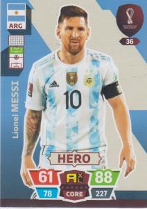 Adrenalyn World Cup 2022 - 036 - Lionel Messi (Argentina) - Heroes