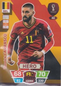 Adrenalyn World Cup 2022 - 040 - Yannick Carrasco (Belgium) - Heroes