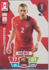 Adrenalyn World Cup 2022 - 065 - Alistair Johnston (Canada) - Heroes