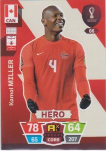 Adrenalyn World Cup 2022 - 066 - Kamal Miller (Canada) - Heroes