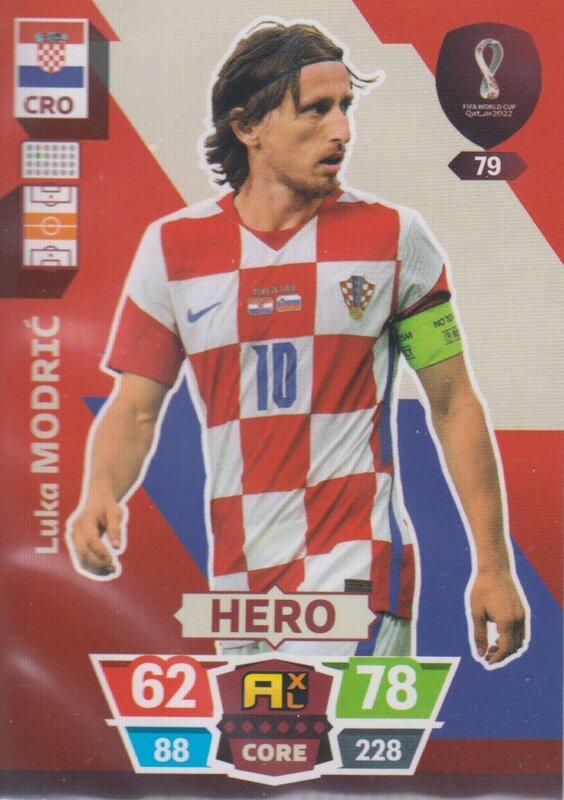 Adrenalyn World Cup 2022 - 079 - Luka Modrić (Croatia) - Heroes