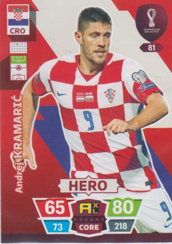 Adrenalyn World Cup 2022 - 081 - Andrej Kramarić (Croatia) - Heroes