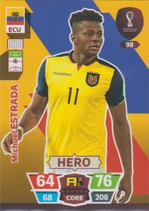 Adrenalyn World Cup 2022 - 098 - Michael Estrada (Ecuador) - Heroes