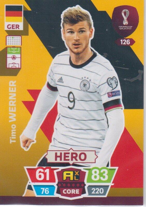 Adrenalyn World Cup 2022 - 126 - Timo Werner (Germany) - Heroes