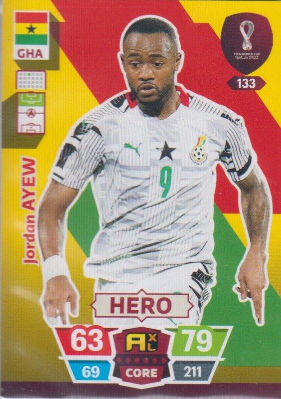 Adrenalyn World Cup 2022 - 133 - Jordan Ayew (Ghana) - Heroes