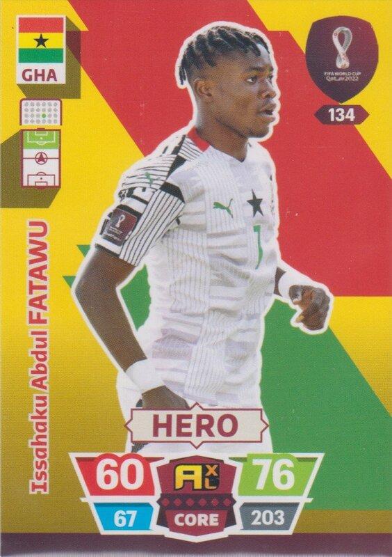 Adrenalyn World Cup 2022 - 134 - Issahaku Abdul Fatawu (Ghana) - Heroes