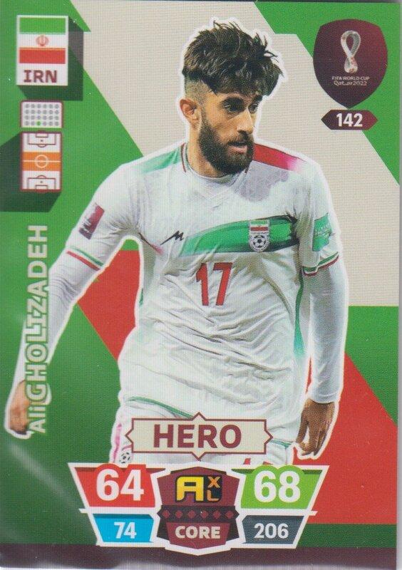Adrenalyn World Cup 2022 - 142 - Ali Gholizadeh (Iran) - Heroes