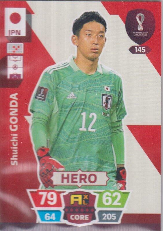 Adrenalyn World Cup 2022 - 145 - Shuichi Gonda (Japan) - Heroes