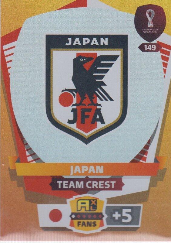 Adrenalyn World Cup 2022 - 149 - Team Crest (Japan) - Team Crests