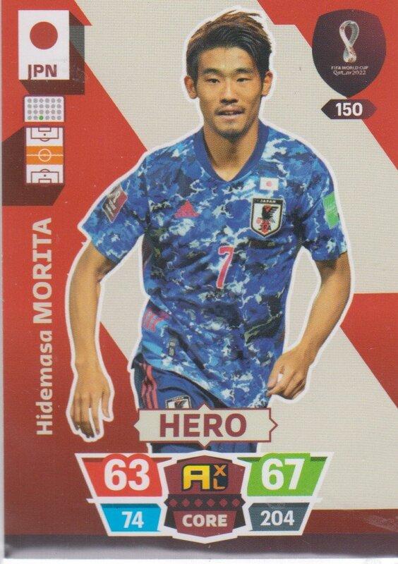 Adrenalyn World Cup 2022 - 150 - Hidemasa Morita (Japan) - Heroes