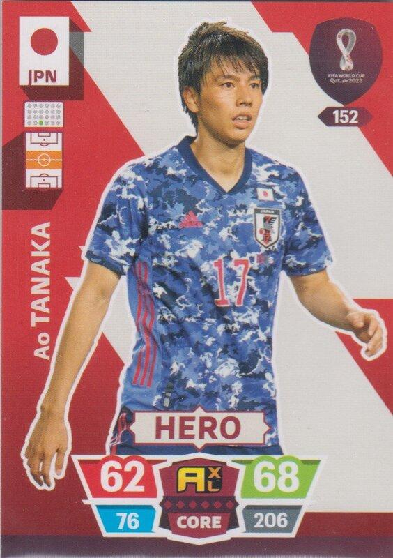 Adrenalyn World Cup 2022 - 152 - Ao Tanaka (Japan) - Heroes