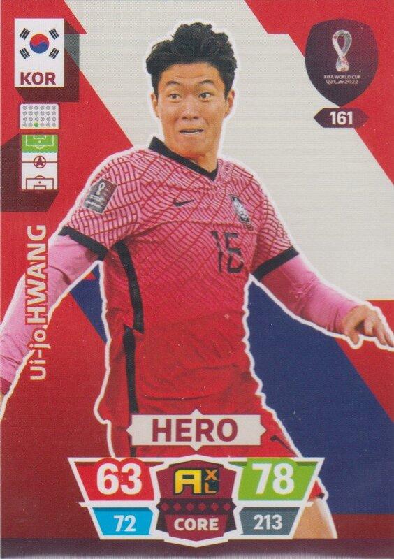Adrenalyn World Cup 2022 - 161 - Ui-jo Hwang (South Korea) - Heroes