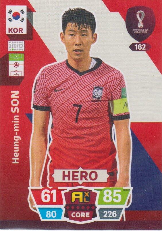 Adrenalyn World Cup 2022 - 162 - Heung-min Son (South Korea) - Heroes
