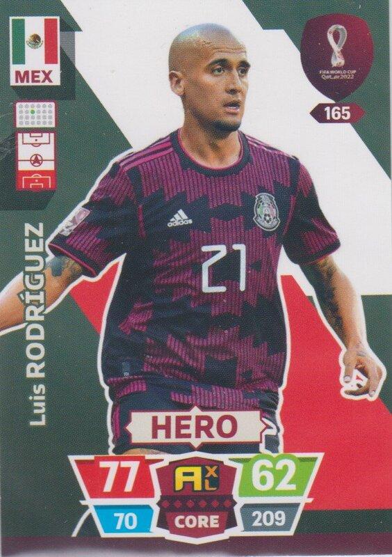 Adrenalyn World Cup 2022 - 165 - Luis Rodríguez (Mexico) - Heroes