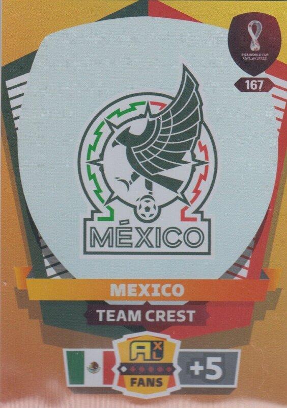 Adrenalyn World Cup 2022 - 167 - Team Crest (Mexico) - Team Crests