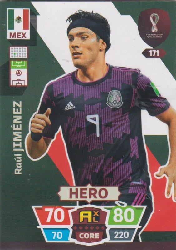 Adrenalyn World Cup 2022 - 171 - Raúl Jiménez (Mexico) - Heroes