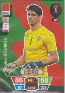 Adrenalyn World Cup 2022 - 172 - Yassine Bounou (Morocco) - Heroes