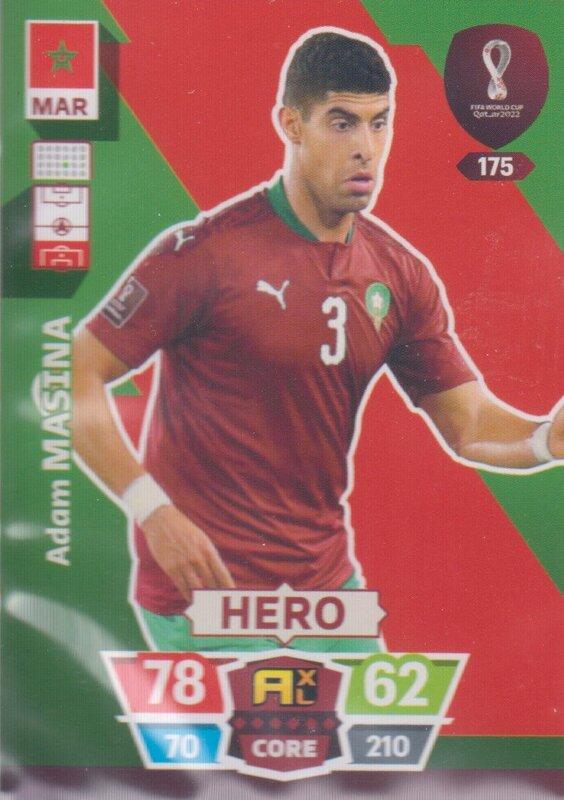 Adrenalyn World Cup 2022 - 175 - Adam Masina (Morocco) - Heroes
