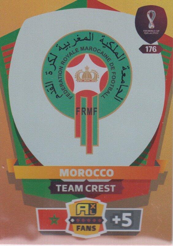 Adrenalyn World Cup 2022 - 176 - Team Crest (Morocco) - Team Crests