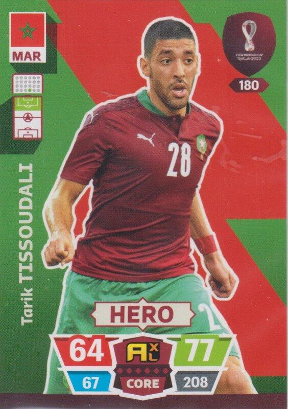 Adrenalyn World Cup 2022 - 180 - Tarik Tissoudali (Morocco) - Heroes