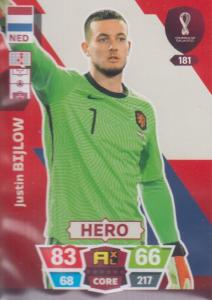 Adrenalyn World Cup 2022 - 181 - Justin Bijlow (Netherlands) - Heroes