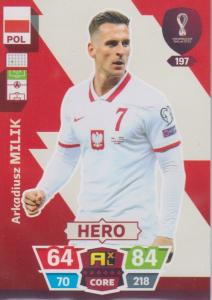Adrenalyn World Cup 2022 - 197 - Arkadiusz Milik (Poland) - Heroes