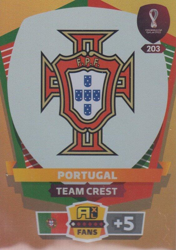Adrenalyn World Cup 2022 - 203 - Team Crest (Portugal) - Team Crests