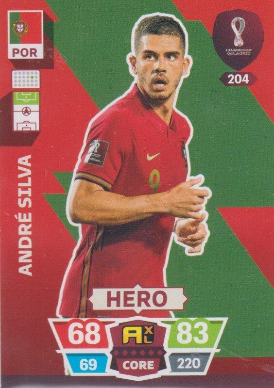 Adrenalyn World Cup 2022 - 204 - André Silva (Portugal) - Heroes