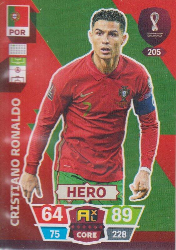 Adrenalyn World Cup 2022 - 205 - Cristiano Ronaldo (Portugal) - Heroes