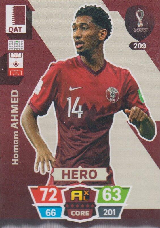 Adrenalyn World Cup 2022 - 209 - Homam Ahmed (Qatar) - Heroes