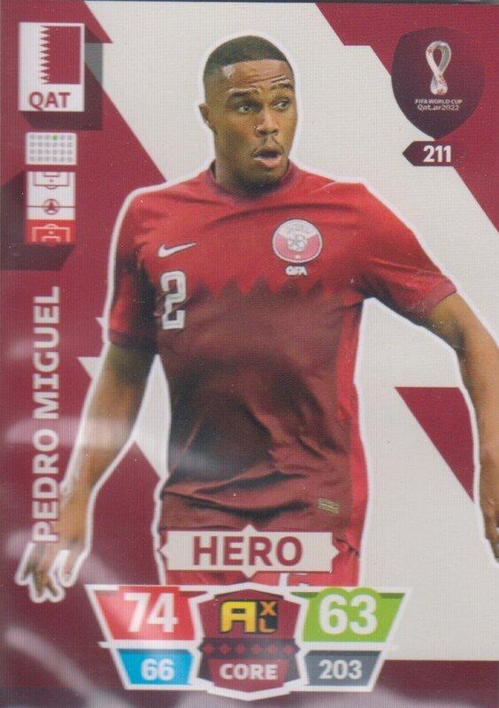 Adrenalyn World Cup 2022 - 211 - Pedro Miguel (Qatar) - Heroes