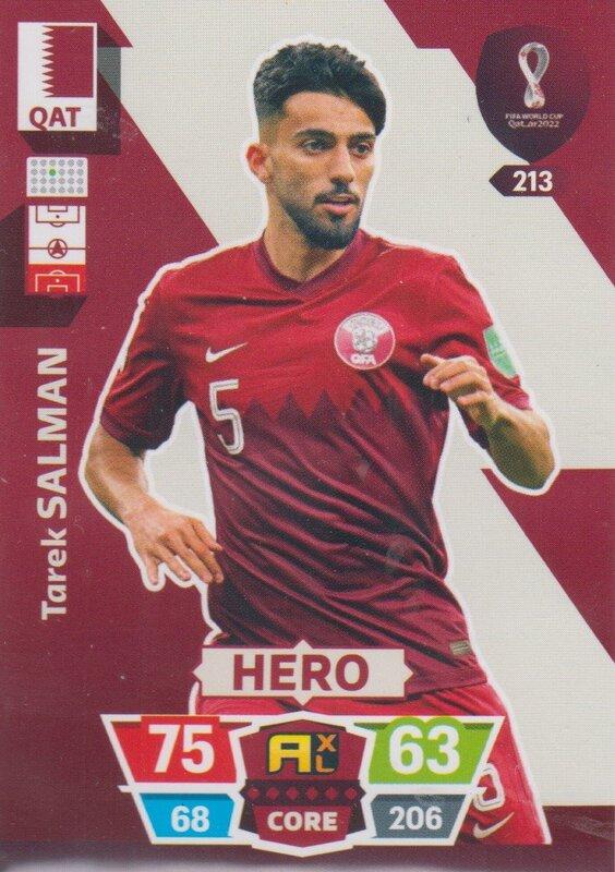 Adrenalyn World Cup 2022 - 213 - Tarek Salman (Qatar) - Heroes